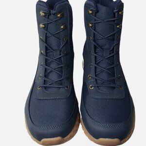 Reserved Footwear Mens Meson Lace Up Ankle Work Boots Sneaker Navy Blue Size 7.5